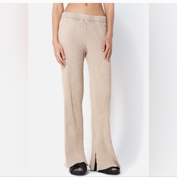 John Elliot Mineral Wash Ginza Rib Split Pant XS - Picture 2 of 15